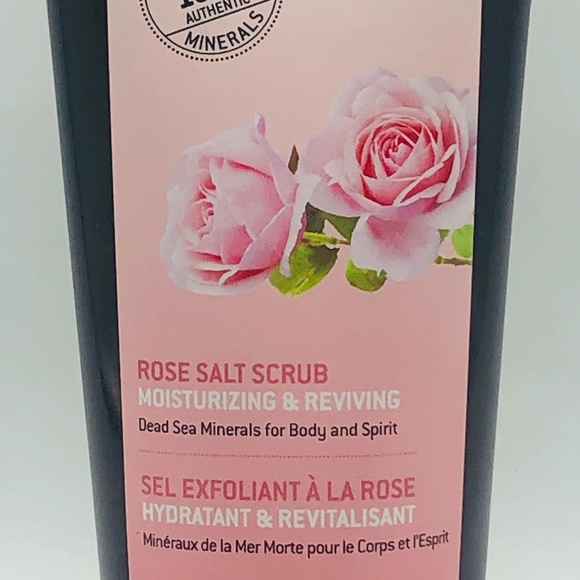AHAVA Dead Sea Essentials ROSE SALT SCRUB Moisturizing & Reviving 7.5 oz Sealed - Picture 2 of 3